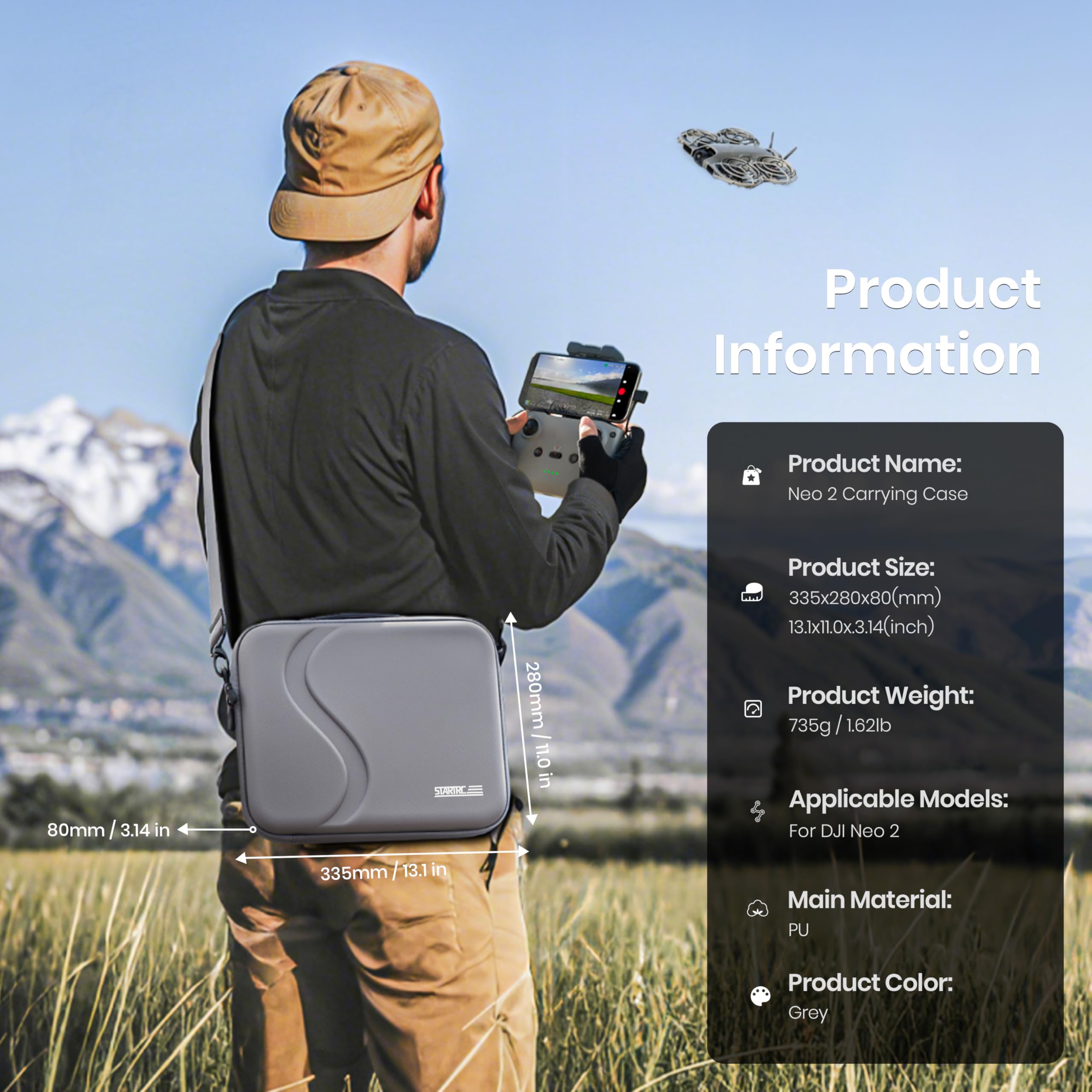 Чехол для аксессуаров DJI Neo  – обзор и цена Rc Helicopter Bag